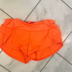 Orange Lulu shorts size 4